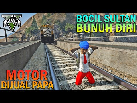 BOCAH SD BUNUH DIRI!! DITABRAK KERETA - GTA 5 SULTAN