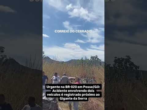 Urgente na BR-020 em Posse/GO: Acidente envolvendo dois veículos é registrado próximo ao Gigante