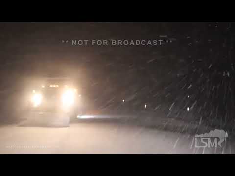 01-18-2023 Forest Ranch, CA - Snowplows Clearing Highway, Heavy Snow Driving
