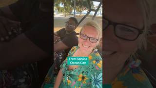 Ocean Cay tram service #cruise #msc #tram #oceancay