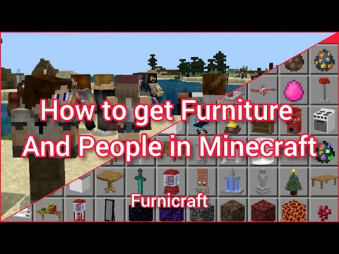 How to get Furniture and People in Minecraft | On iOS and Android