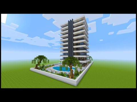 Minecraft: How To Build a Modern Hotel | PART 1