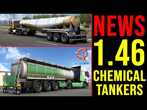 ETS2 & ATS I NEWS 🚨 Update 1.46 I Besitzbare Chemikalientanker ᐅ Ownable Chemical Tankers