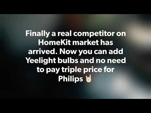 Yeelight smart bulbs on Apple HomeKit. Finally an inexpensive and colorful player has come