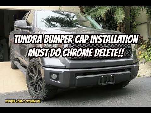 Tundra Bumper Cap Installation | Most epic mod yet
