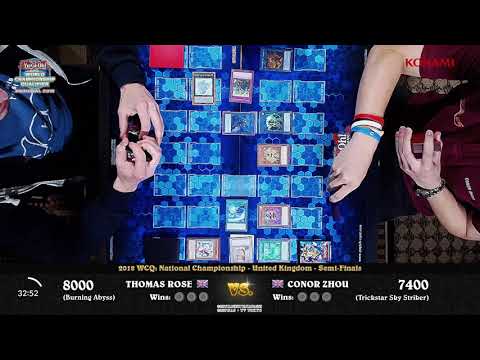 2018 WCQ: National Championship - UK - Top 4 - Thomas Rose vs Conor Zhou