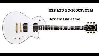 Video thumbnail for ESP EC1000T/CTM Traditional Custom Demo ENGL Thunder amp ESP LTD EC1000 by Steve Cone