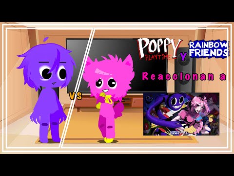 Rainbow Friends y Poppy Playtime reaccionan a Rainbow Friends vs Poppy Playtime Parte (Part) 4