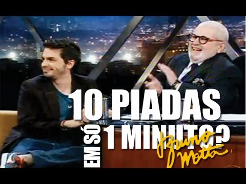 Bruno Motta - 10 Piadas em 1 Minuto no Jô