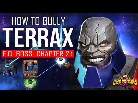 How To Defeat TERRAX - Boss Event Quest 2.1 - May 2022 | EASY FIGHT | Marvel Contest Of Champions