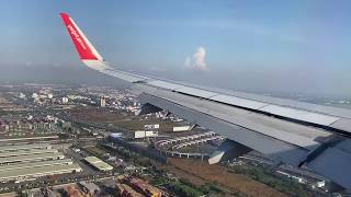 【スワンナプーム空港への着陸】飛行機からの車窓