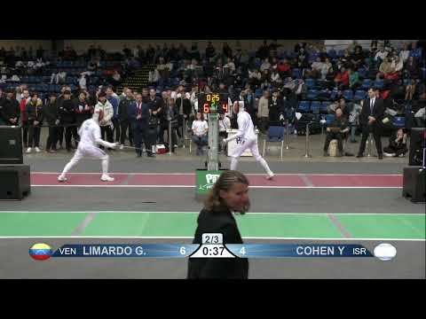 2023 112 T16 06 M E Individual Budapest HUN GP GREEN COHEN ISR vs LIMARDO GASCON VEN