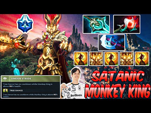 Satanic Monkey King Midlane Crazy 26 Kills Vs Yatoro - Dota 2 Pro Gameplay
