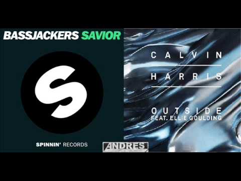 Bassjackers VS Calvin Harris Ft  Ellie Goulding - Outside Savior (Andres Dueñas Mashup)