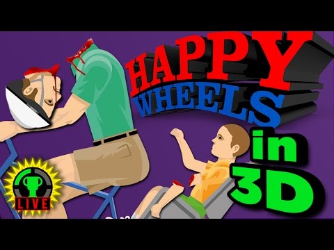HAPPY WHEELS in 3D?! - I Spill My GUTS and Glory