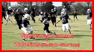 Tigers (Gold - 5th Grade) vs Wolverines (Silver - 6th Grade) Game Video |  Sept 24, 2022