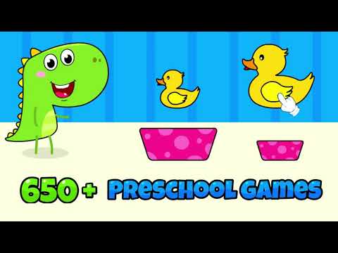 Baby Learning Games for 2, 3, 4 Year Old Toddlers - Dinosaur Games - YouTube