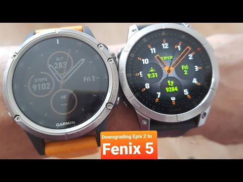 Downgrading from Garmin Epix 2 to Fenix 5 plus