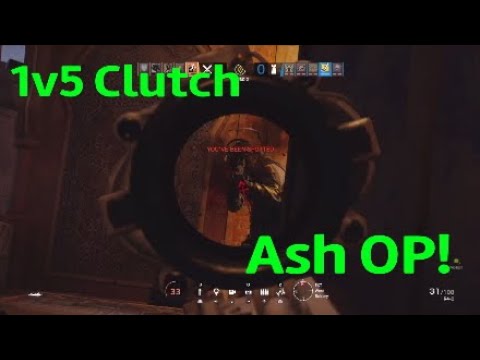 Brutal 1v5 Ace clutch - Rainbow Six Siege