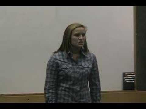 Meg McWhorter - UGA Idol 2007 Auditions