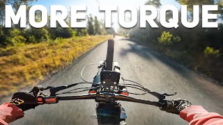 SUR RON SPROCKET UPGRADE! - Easy Wheelies?