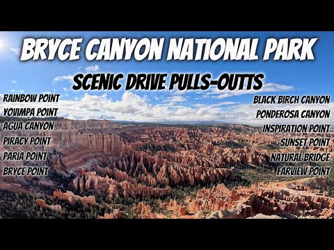 Bryce Canyon National Park Scenic Drive Pull-Outs