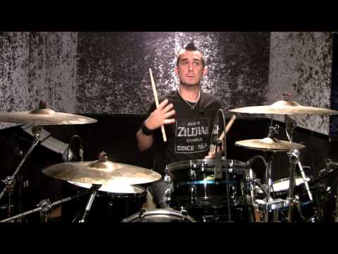 Pete Parada of The Offspring: Drum Lesson- Linear Drum Fill