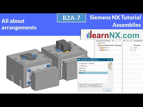 Siemens NX Tutorial | All about arrangements