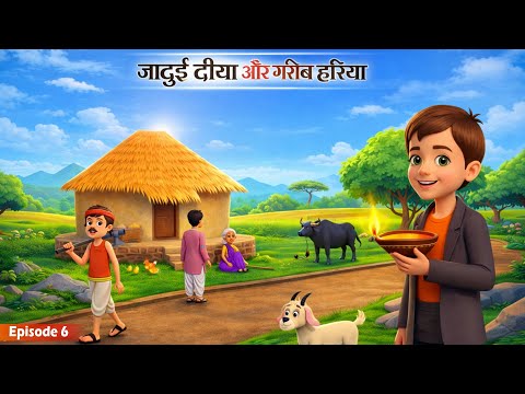 Sad 2D Character Animation |जादुई दिया और गरीब हरिया |Episode 6 |2D Animation| @LearnAnimationHindi