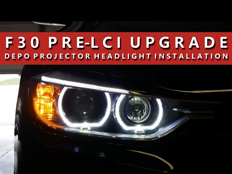 F30 PRE-LCI ANGEL EYES UPGRADE - DEPO HEADLIGHT INSTALLATION