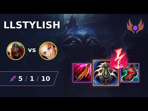 [ LLStylish ] Zed MID vs Lux | NA MASTER | LOL Season 2024