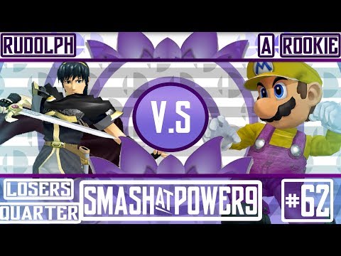 The Last S@P9 - A Rookie (Mario) VS Rudolph (Marth/Fox) - SSBM Losers Quarters