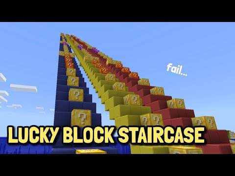 Lucky Block Staircase Race (funtime)