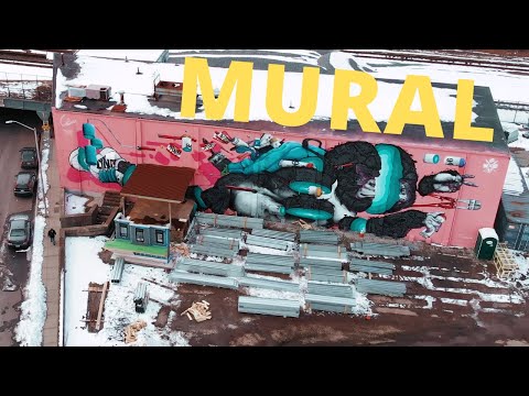 Lynn Ma Mural - B-Roll - Drone