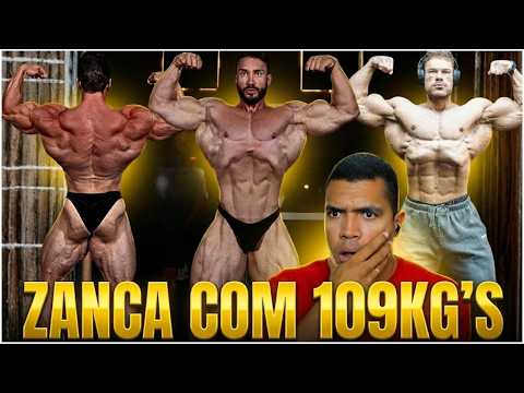 ZANCA ATUALIZA SHAPE COMPLETO ABSURDO COM 109KG'S E CEPACOL MOSTRA PERNAS COM CHANCES DE TITULO