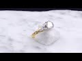 video - 
Vintage Leaf Engagement Ring With Opal