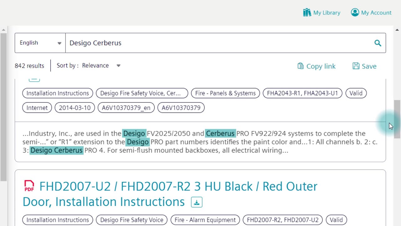 Siemens Smart Information Delivery (SID) – Advanced search and operators
