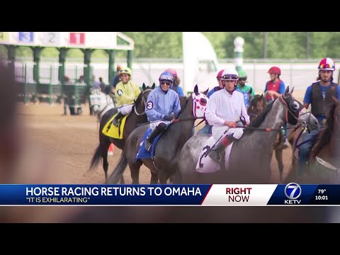 'Live racing is what Omaha wants': Horse racing returns to Omaha