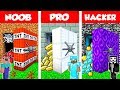 Minecraft NOOB vs PRO vs HACKER: SECRET VAULT BASE CHALLENGE in Minecraft / Animation