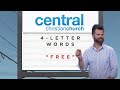 Traditional Service | 4-Letter Words - Week 5 "Free"  | Central Christian Church