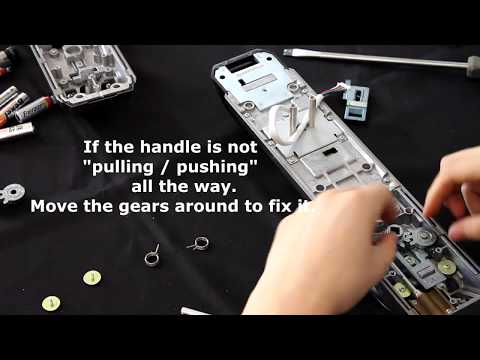 Samsung SHS P718 Push/Pull Doorlock into Pull/Push