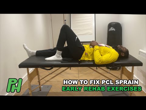 How To Fix PCL Sprain: Early Rehab Exercises