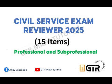 Civil Service Reviewer 2025 Professional