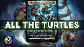 How many Turtles can one deck have??!!?? (Magic the Gathering TMNT Brawl Commander Deck)