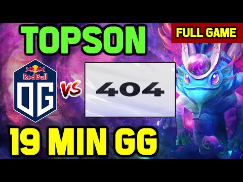 Topson Puck STYLING OVER Just-_-Error vs SumaiL- mid Tiny