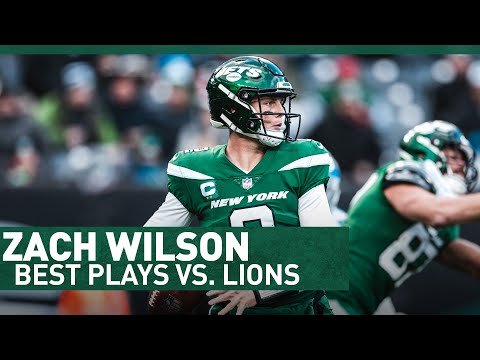 Zach Wilson's Best Plays From 324-Yard Game | Week 15 vs. Detroit | New York Jets