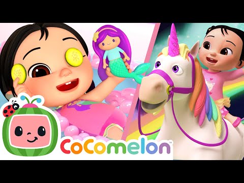 マーメイドとユニコーンのバスタイム 🫧 | ココメロン ナーサリーライム & キッズソング (Mermaids and Unicorn Bath Time 🫧 | CoComelon Nursery Rhymes & Kids Songs)