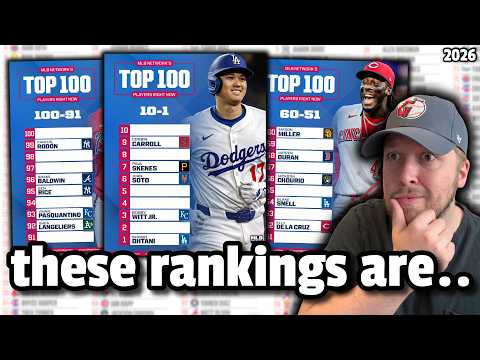 Reacting to MLB’s TOP 100 PLAYERS Rankings For 2026