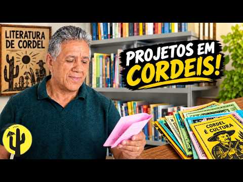 Professor Amaury Ramos, fala e mostra os Projetos em Cordéis | Soledade-PB - Ep1 🌵