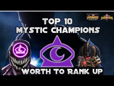 Top 10 Mystic Champions- Worth to rank up- Marvel Contest of Champions